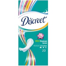 Прокладки гигиенические DISCREET Deo Водная лилия Multiform, 20 шт.