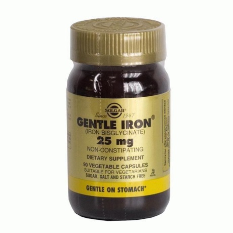 Легкодоступное железо Джентл Айрон капсулы 475 мг, 90 шт.
