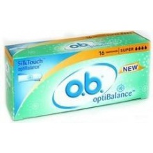 Тампоны гигиенические O.B. OptiBalance Super, 16 шт.