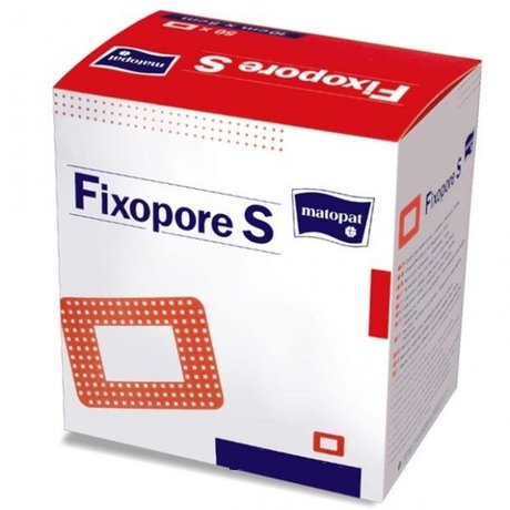 Повязка MATOPAT Fixopore S стерильные с впитывающей прокладкой 10 x 8см, 3 шт.