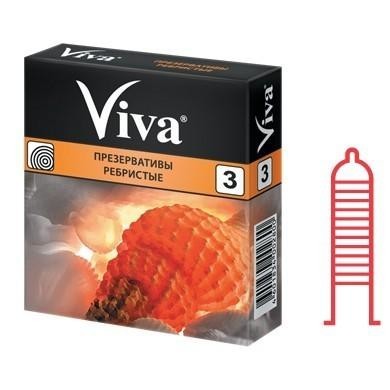 Презерватив VIVA, Точечные, 3 шт.