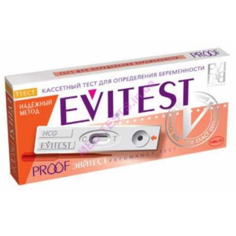Тест на беременность EVITEST Proof кассета