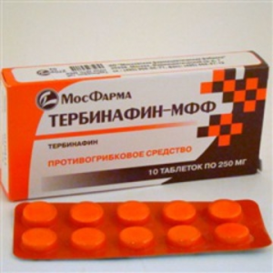 Тербинафин-МФФ таблетки 250мг, 10 шт.