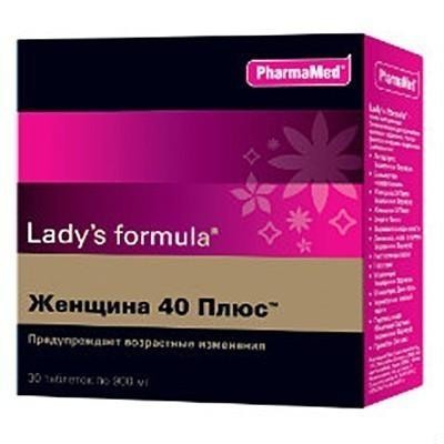Фарма-Мед Ледис формула Женщина 40 Плюс таблетки, 30 шт.