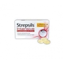 Стрепсилс Интенсив таблетки для рассасывания, 24 шт. (мед и лимон)