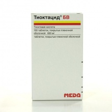 Тиоктацид БВ таблетки 600 мг, 100 шт.
