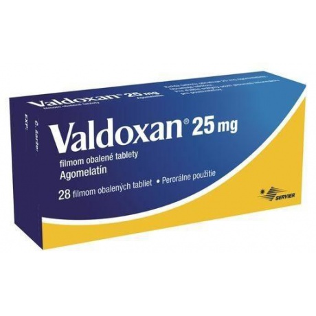Вальдоксан таблетки покрытые плёночной оболочкой 25мг №28