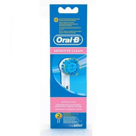 Насадка для электрической зубной щетки ORAL-B Sensetiv Бережное очищение зубов EBS17, 2 шт.