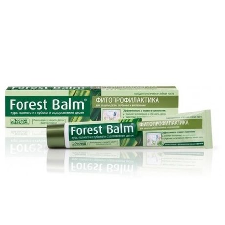 Зубная паста ЛЕСНОЙ БАЛЬЗАМ Forest Balm курс питания и восстановления десен, 75 мл