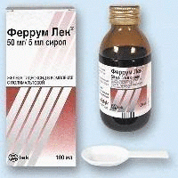 Феррум Лек сироп 50 мг/5 мл, 100 мл