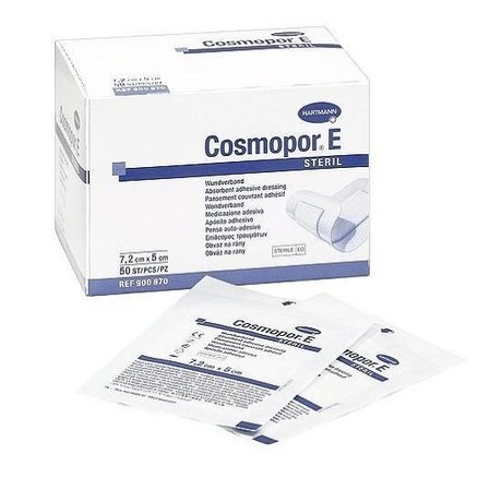 Повязка COSMOPOR E Steril послеоперационная самоклеющаяся 7,2см х 5см, 5 шт.