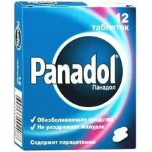 Панадол таблетки 500 мг, 12 шт.