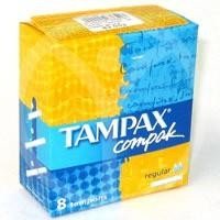 Тампоны гигиенические TAMPAX Compak Regular, 8 шт, с аппликатором
