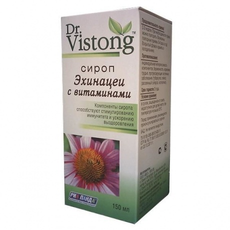 Сироп Dr. VISTONG эхинацеи с витаминами, 150 мл