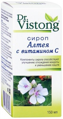 Сироп Dr. VISTONG алтея с витамином С, 150 мл