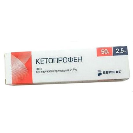 Кетопрофен-Верте туба (гель наружный) 5%, 30 г