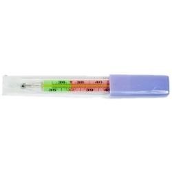Термометр медицинский ртутный в футляре цветная шкала
