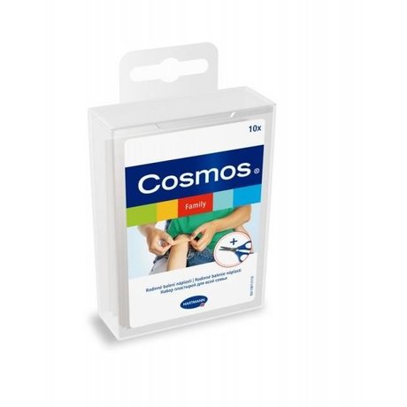 Лейкопластырь COSMOS Family набор пластины 10 шт. + ножницы