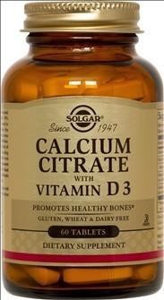 Солгар Цитрат кальция с витамином D3 таблетки, 60 шт.