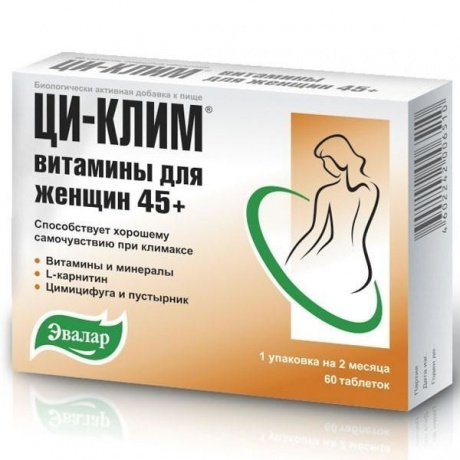 Ци-Клим Витамины для женщин 45+ таблетки, 60 шт.