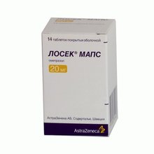 Лосек МАПС таблетки 20 мг, 14 шт.