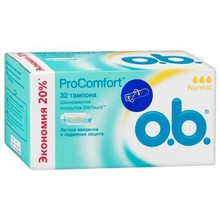 Тампоны гигиенические O.B. ProComfort Normal, 32 шт.