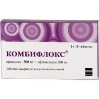 Комбифлокс таблетки 500+200 мг, 20 шт.