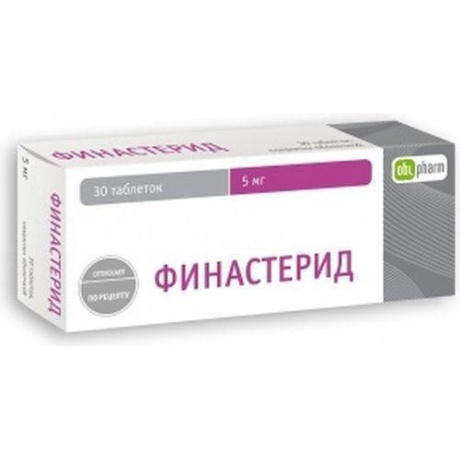 Финастерид-OBL таблетки 5 мг, 30 шт.