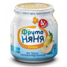 Пюре ФРУТОНЯНЯ груша, 100г