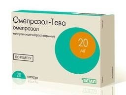 Омепразол-Тева капсулы 20 мг, 28 шт.