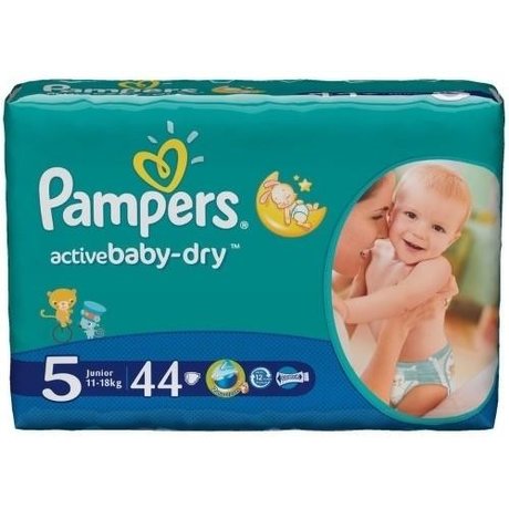 Подгузники PAMPERS Active baby Junior (11-18кг), 44 шт.