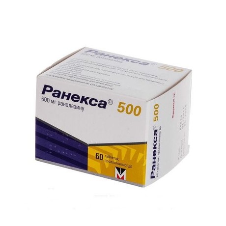 Ранекса таблетки 500 мг, 60 шт.