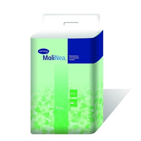 Пеленка MOLINEA PLUS впитывающая одноразовая 60см х 90см, 5 шт.