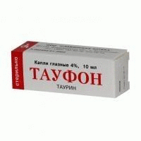 Таурин флакон (капли глазные) 4% 10 мл