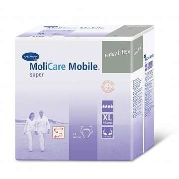 Подгузники для взрослых MOLICARE Mobile Super трусы разм. XL ,14 шт.