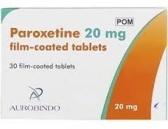 Пароксетин таблетки 20 мг, 30 шт.