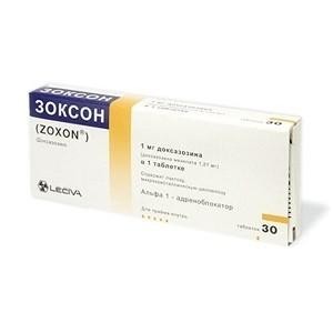 Доксазозин Зентива таблетки 1 мг, 30 шт.