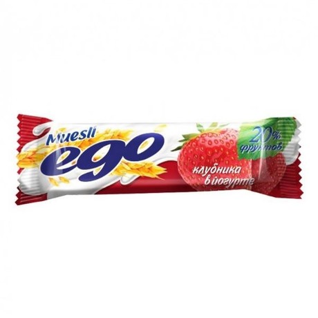 Батончики мюсли EGO черника в йогурте 25 г