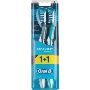 Зубная щетка ORAL-B Pro-Expert Все в одном 40 средн. (1шт. + 1шт.)