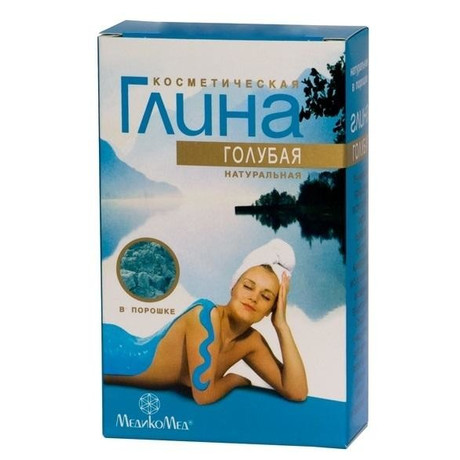 Глина косметическая голубая 100г