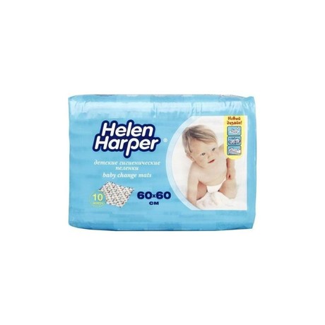 Пеленка HELEN HARPER впитывающие 60 х 60см, детские, 20 шт.