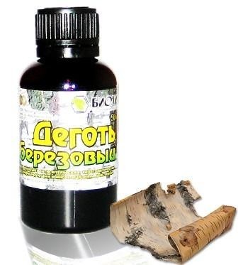 Деготь берестовый флакон  30мл