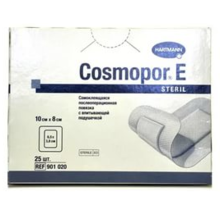 Повязка COSMOPOR E Steril послеоперационная самоклеющаяся 10см х 8см, 25 шт.