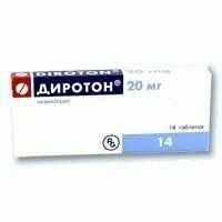Диротон таблетки 20 мг, 14 шт.