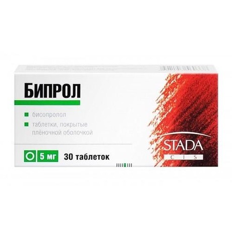 Бипрол таблетки 5 мг, 30 шт.