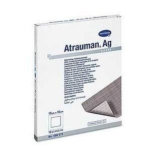 Повязка ATRAUMAN AG мазевая с серебром стерильная 10см х 10см, 10 шт.