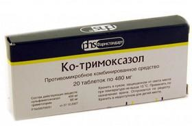 Ко-Тримоксазол таблетки 480 мг, 20 шт.