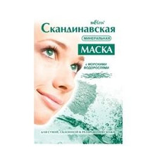 Маска косметическая СКАНДИНАВСКАЯ с морскими водорослями для сухой, склонной к раздражению кожи 20г