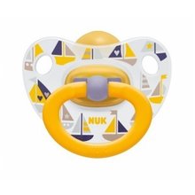 Соска-пустышка NUK Happy Kids успокаивающая латексная  (от 18 мес.)