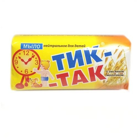 Мыло детское ТИК-ТАК с овсяным молочком, 100 г